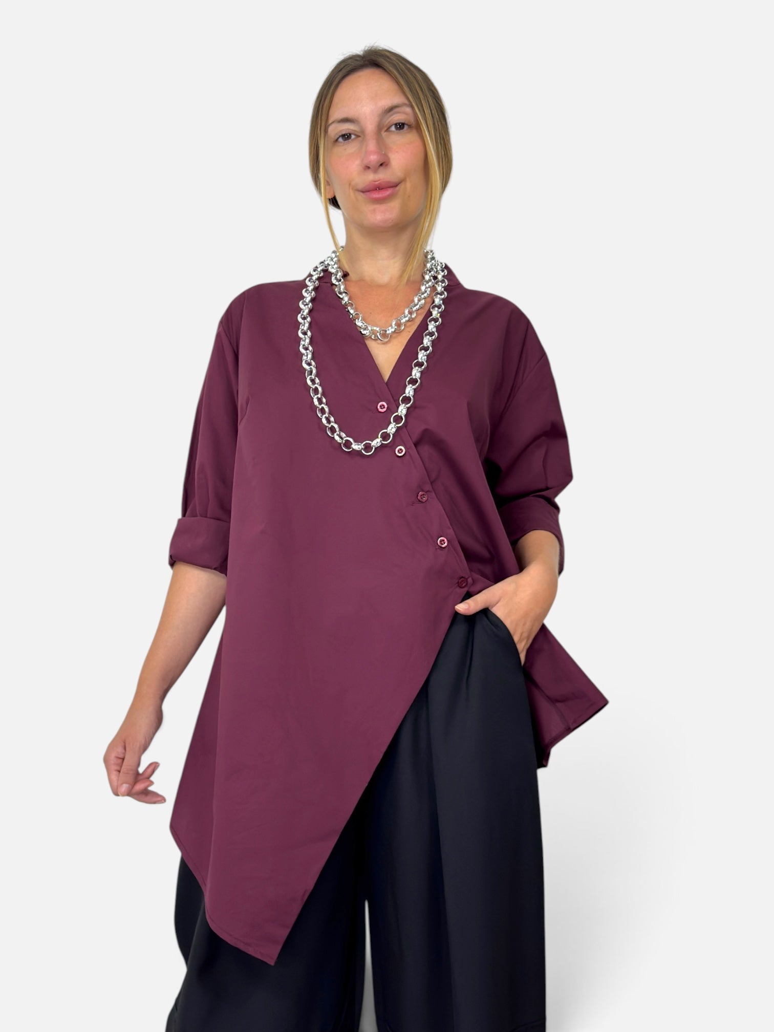 Camicia Tokyo Bordeaux