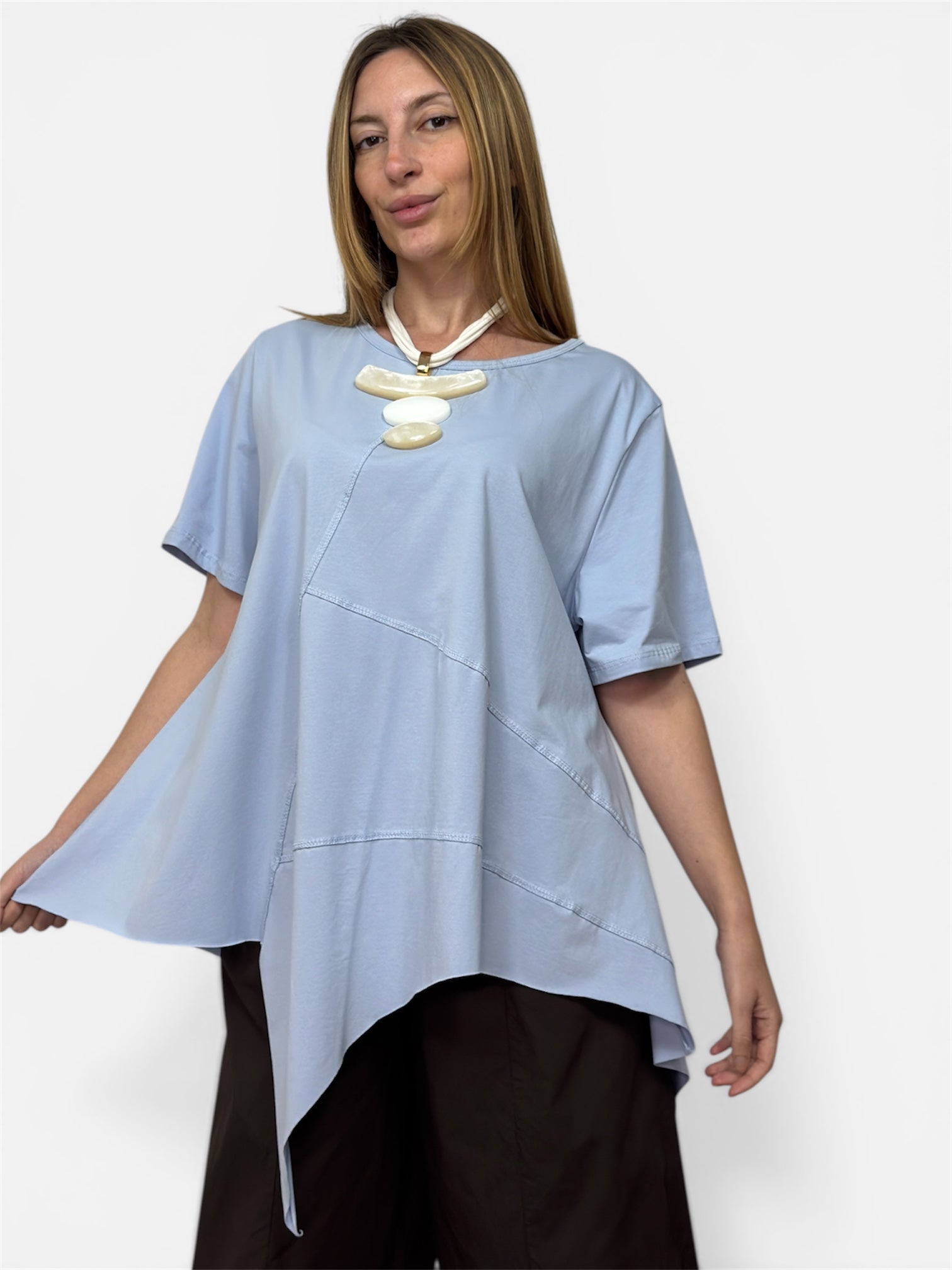 T-Shirt Ines Azzurra 158C