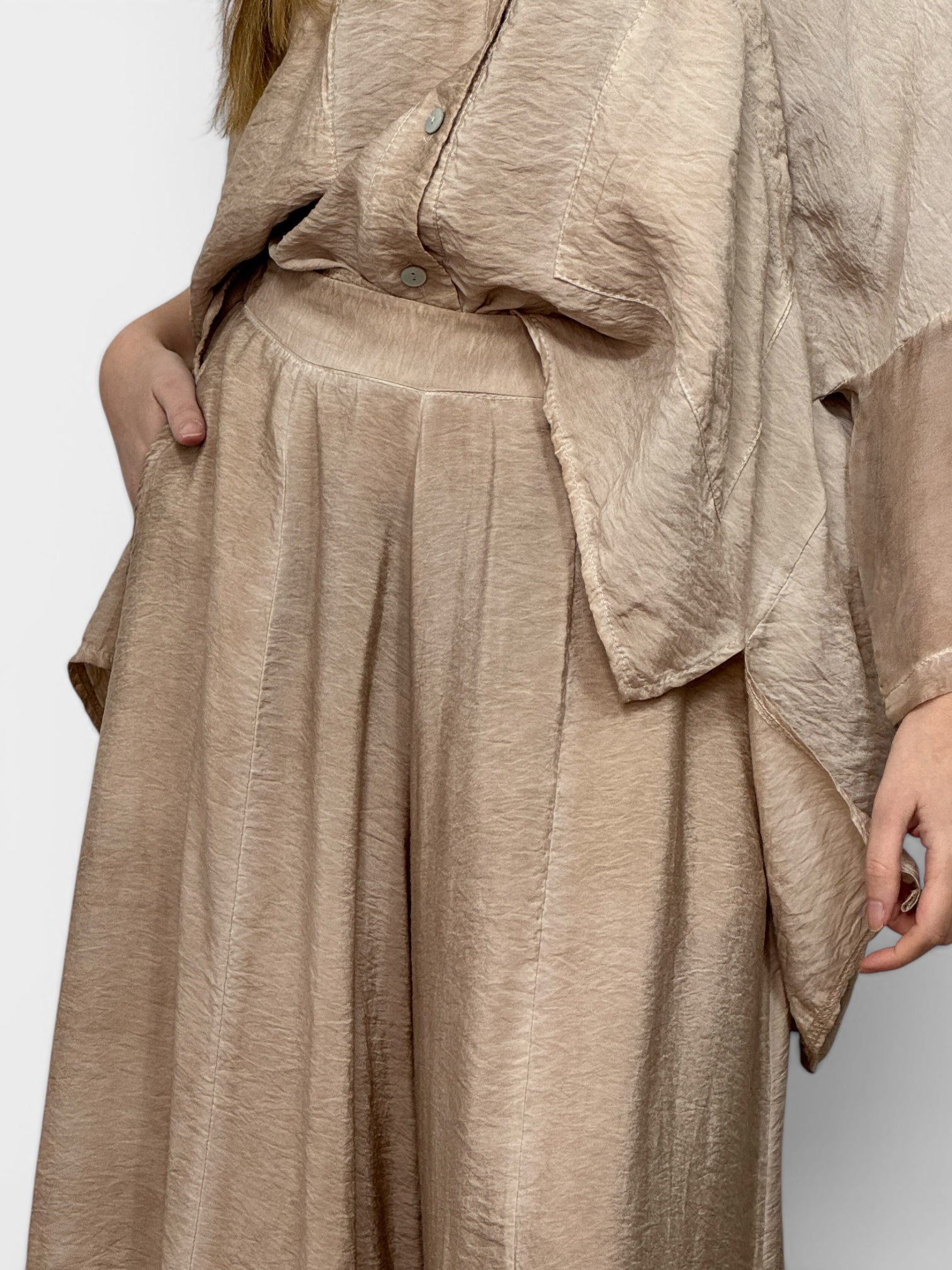 Pantaloni Harem Coccio