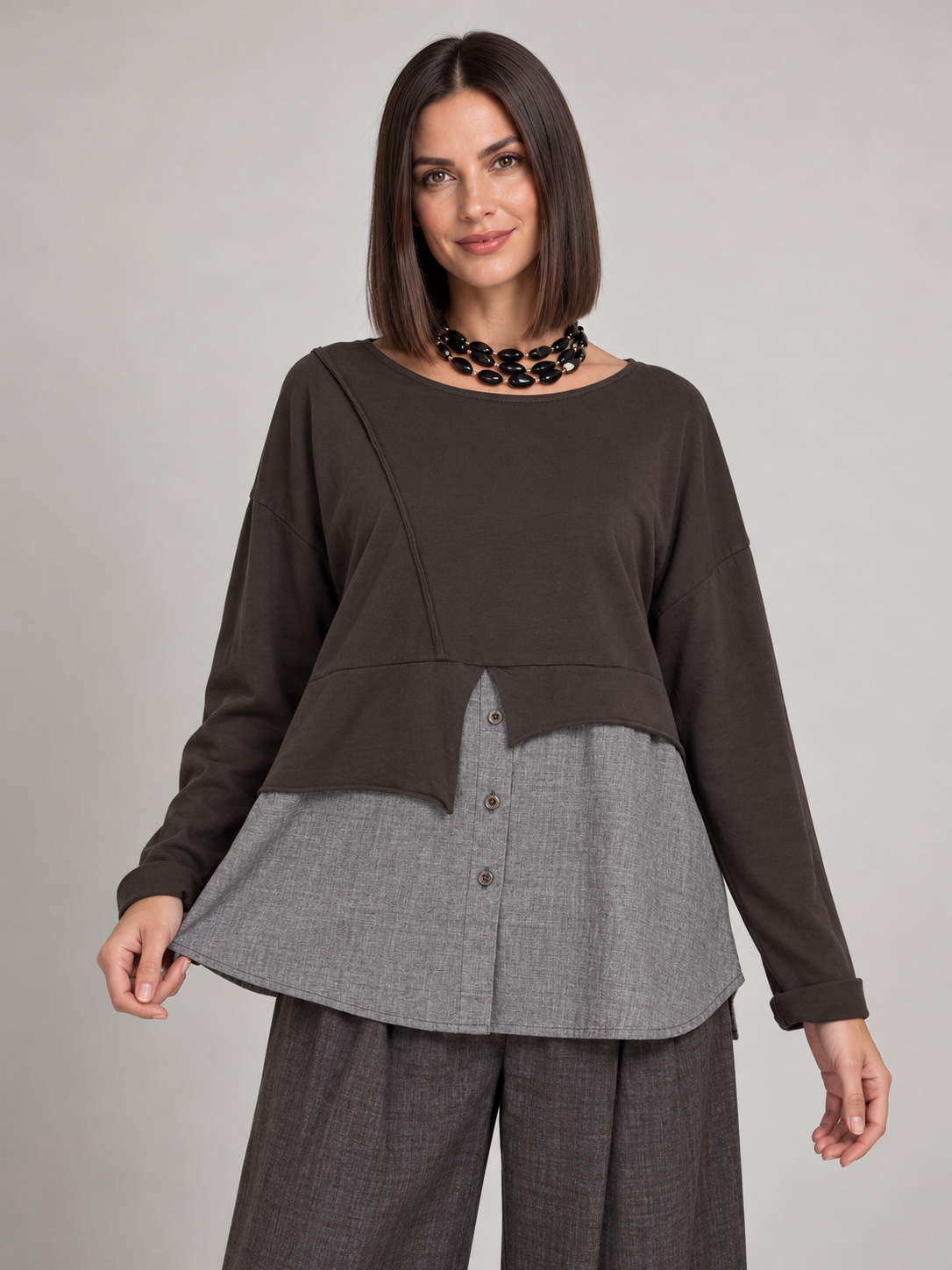 T-Shirt Marta Brown Wendy Trendy