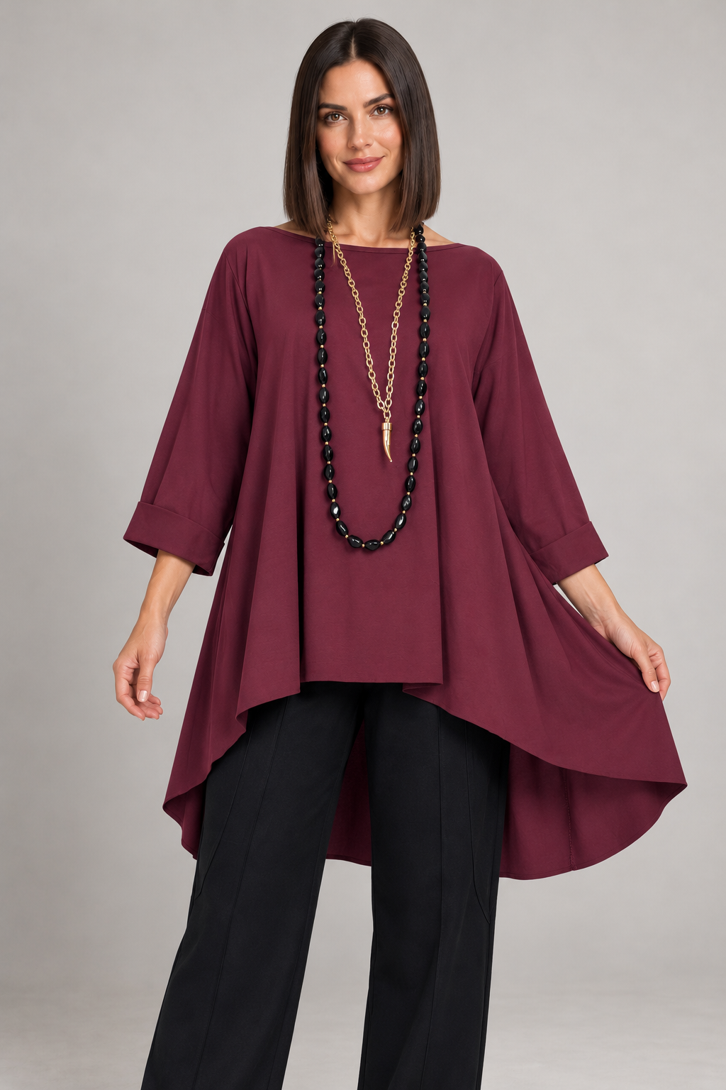 T-Shirt Iside Bordeaux 158C