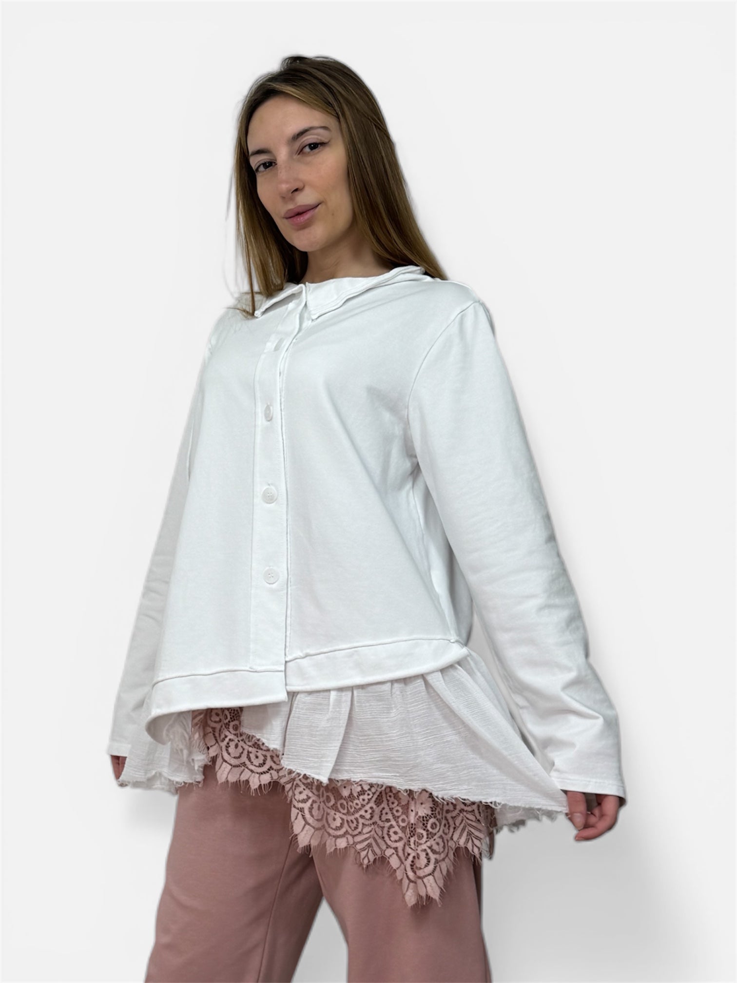 Blazer Tulle Bianca Wendy Trendy