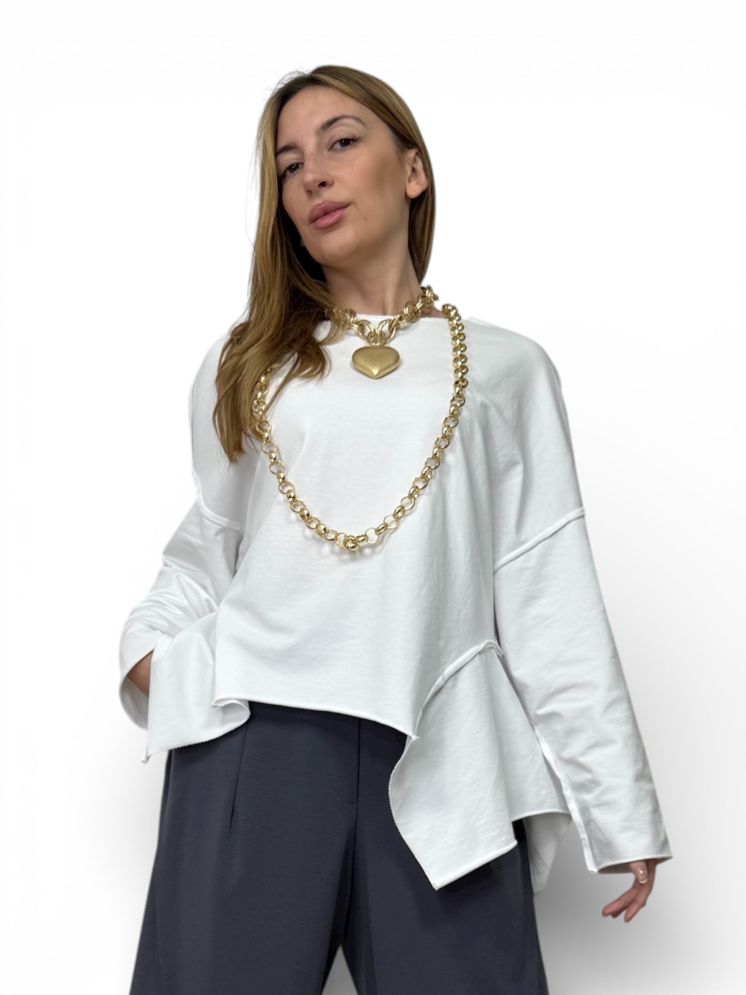 Felpa Dasy Bianca Wendy Trendy