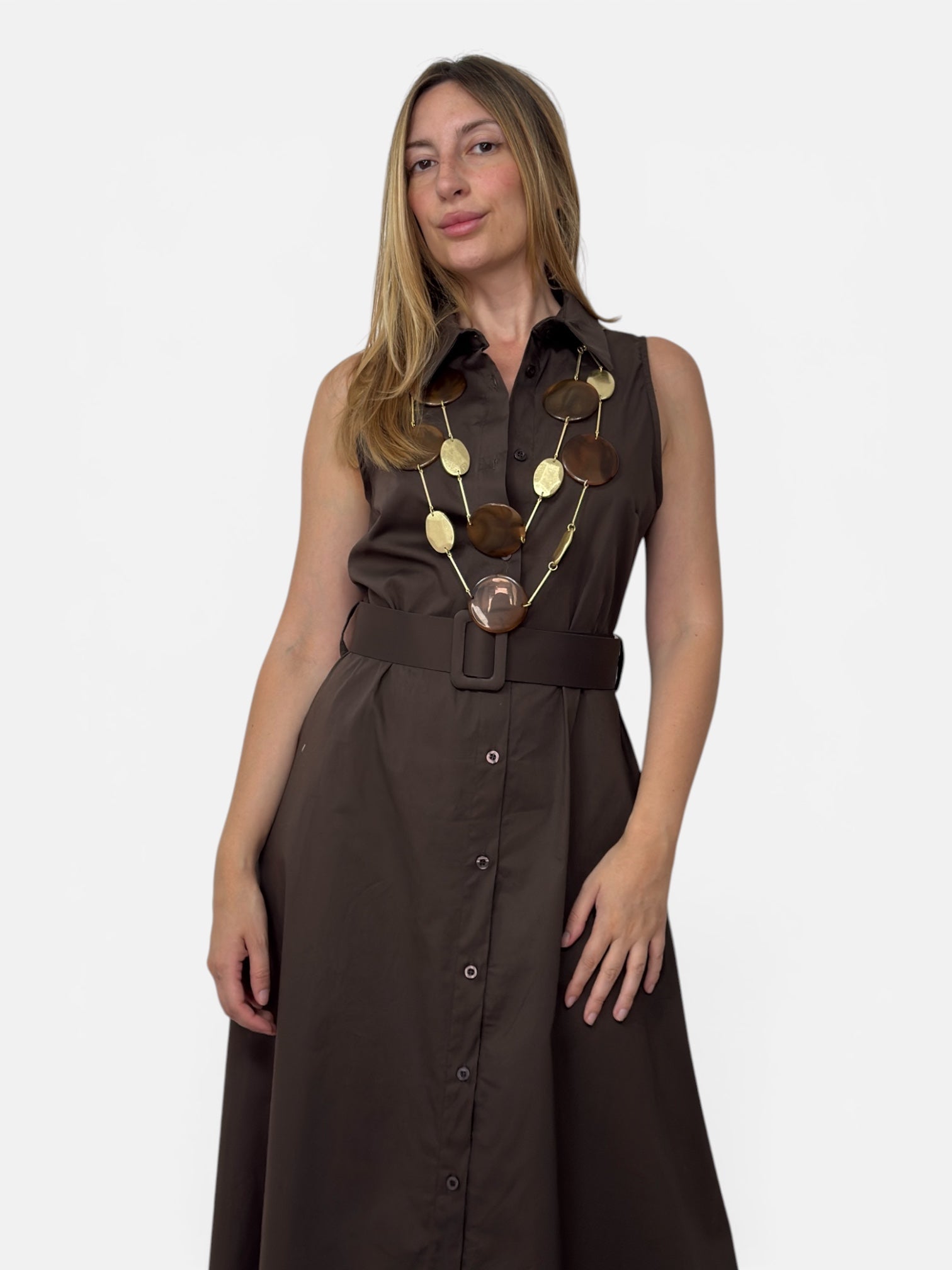 Abito Chemisiere Brown