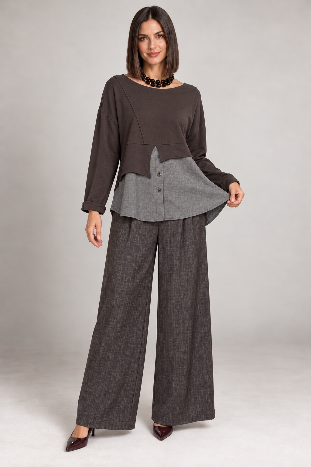 T-Shirt Marta Brown Wendy Trendy