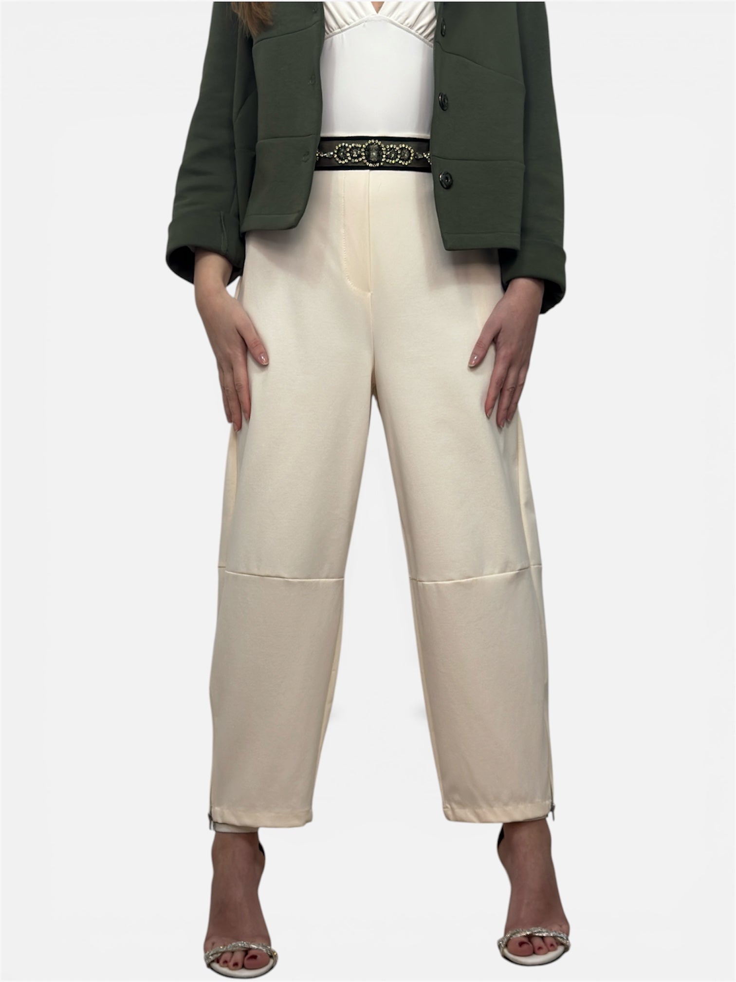 pantalone Zip in vari colori Wendy Trendy