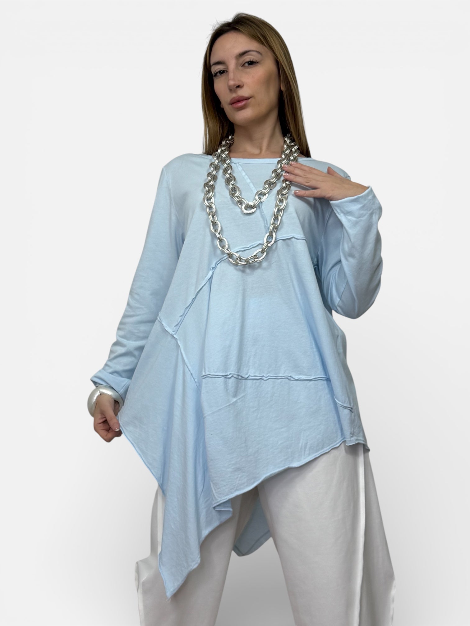 T-Shirt Collye Azzurra Wendy Trendy