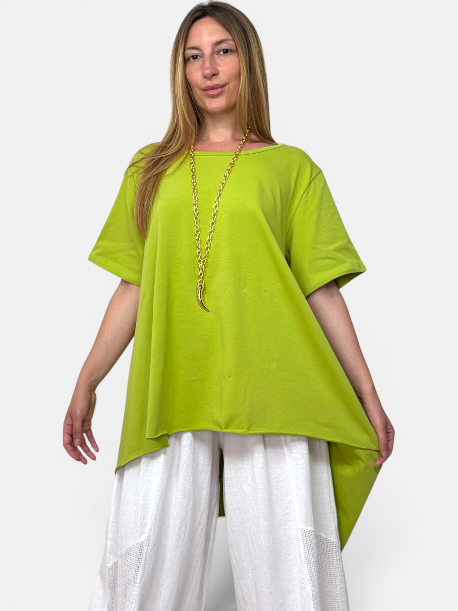 T-Shirt Mina Lime 158C