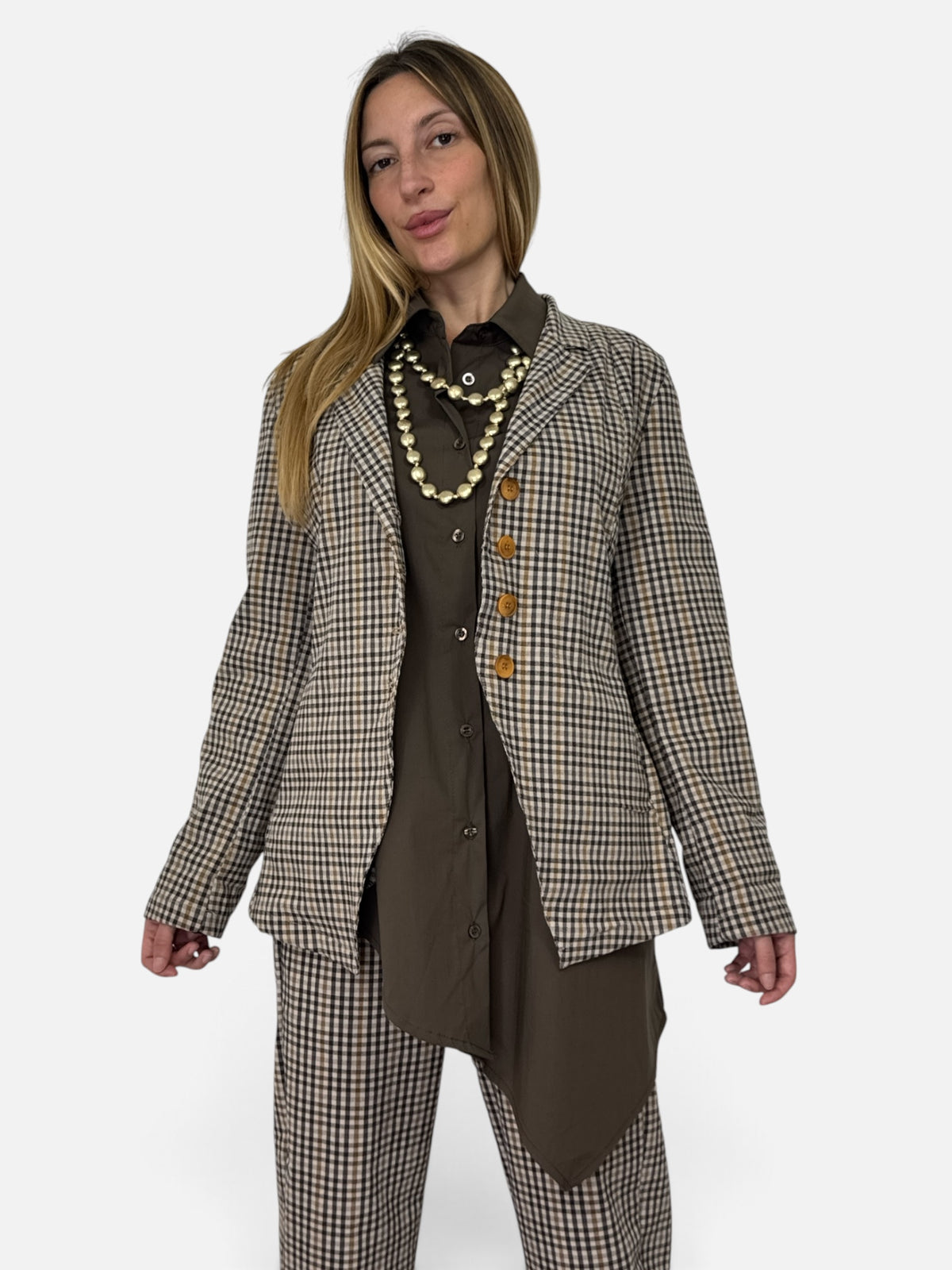 Blazer Quadri Wendy Trendy