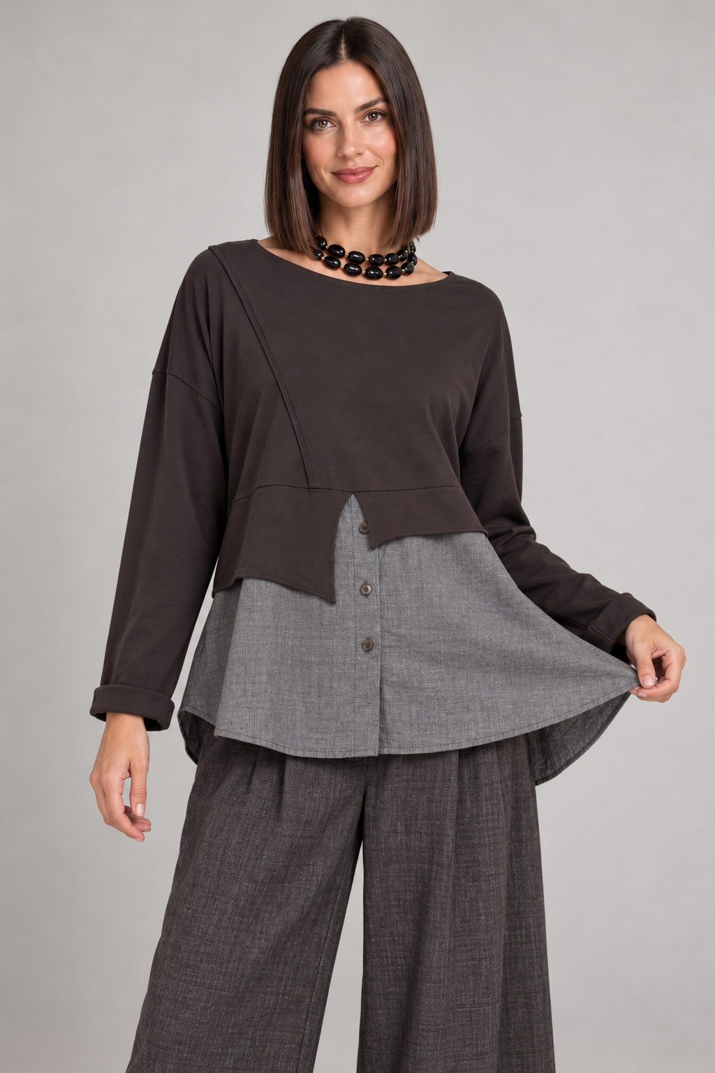 T-Shirt Marta Brown Wendy Trendy