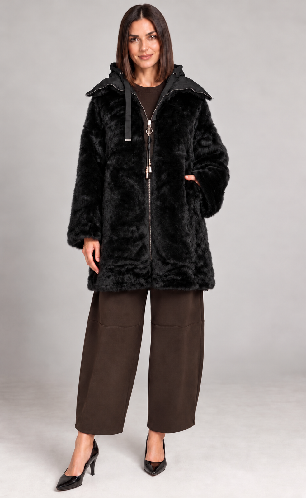 Capospalla Reversibile Black