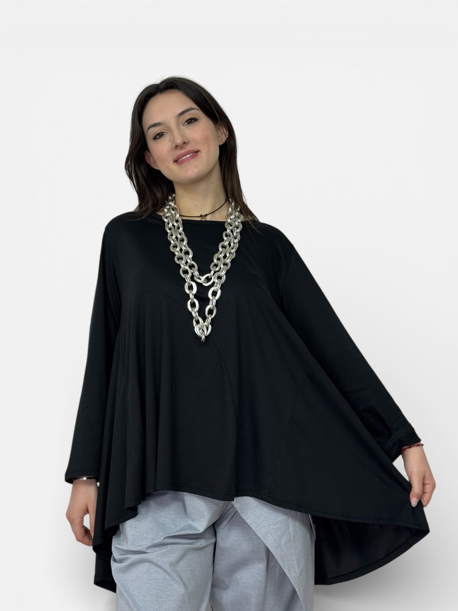 Maglia Carlotta in Modal Black 158C