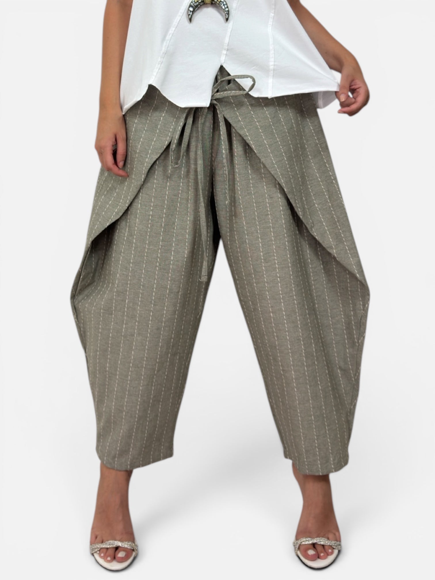 Pantalone Pareo Green Aléa Uni