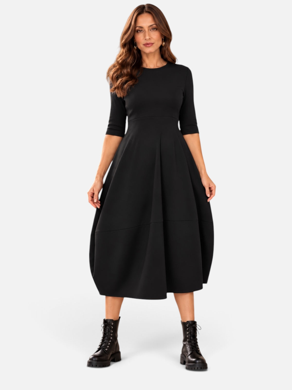 Abito Tokyo Black – punto Milano, taglia unica