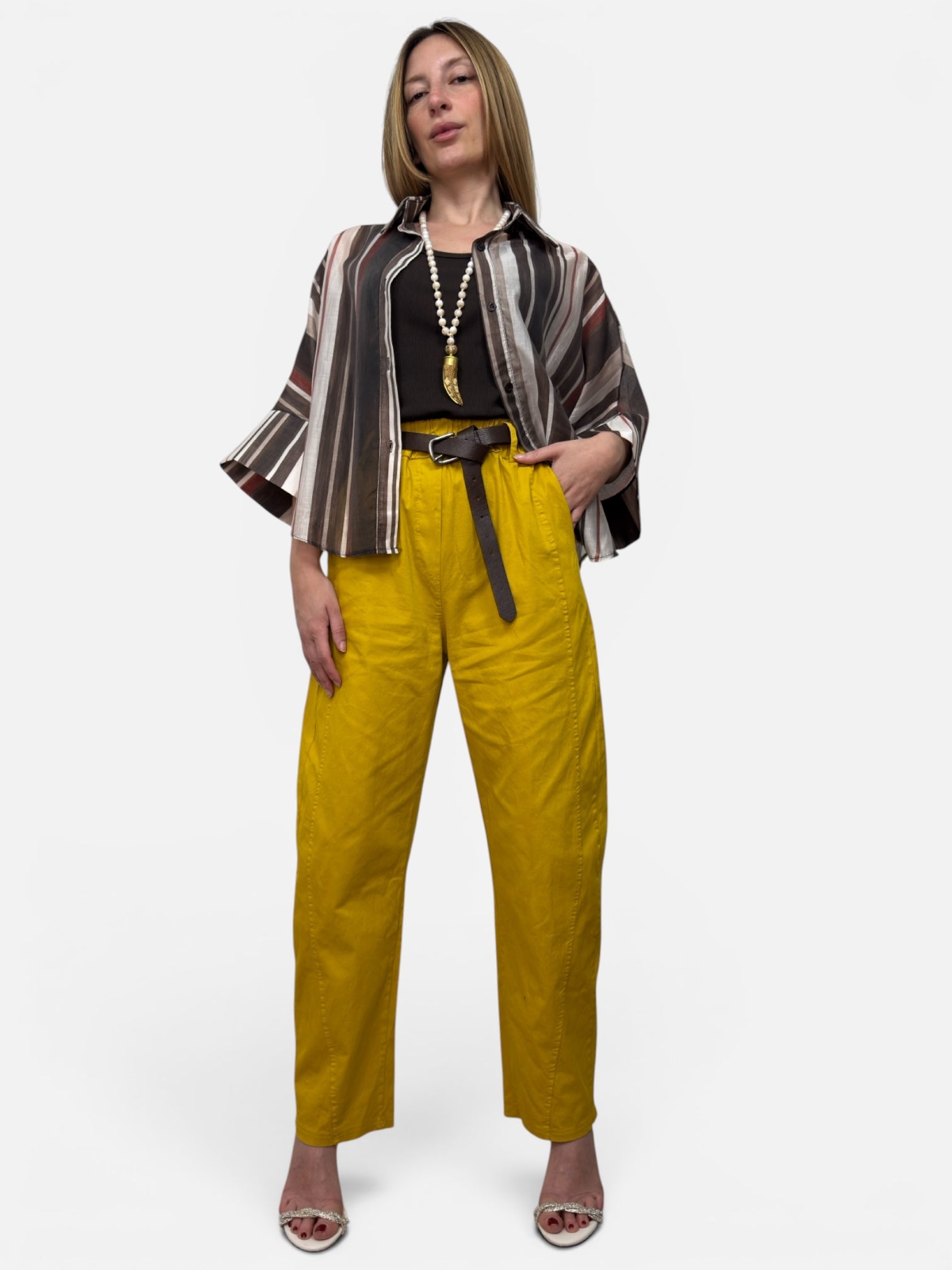 Pantalone Berry Senape