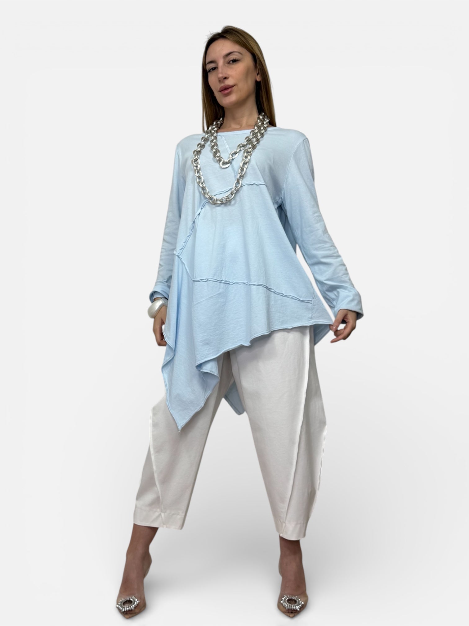 T-Shirt Collye Azzurra Wendy Trendy