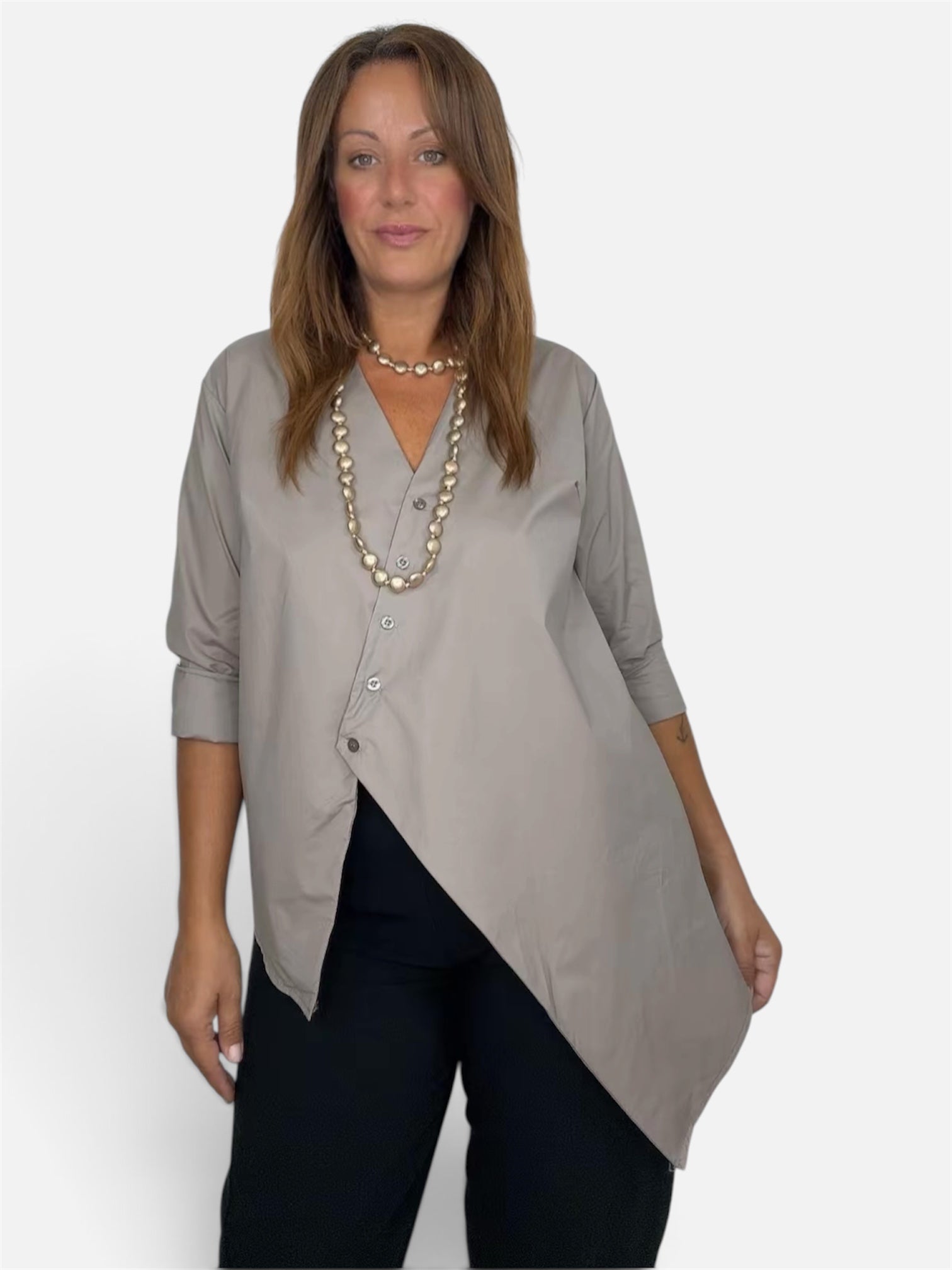 Camicia Tokyo Tortora