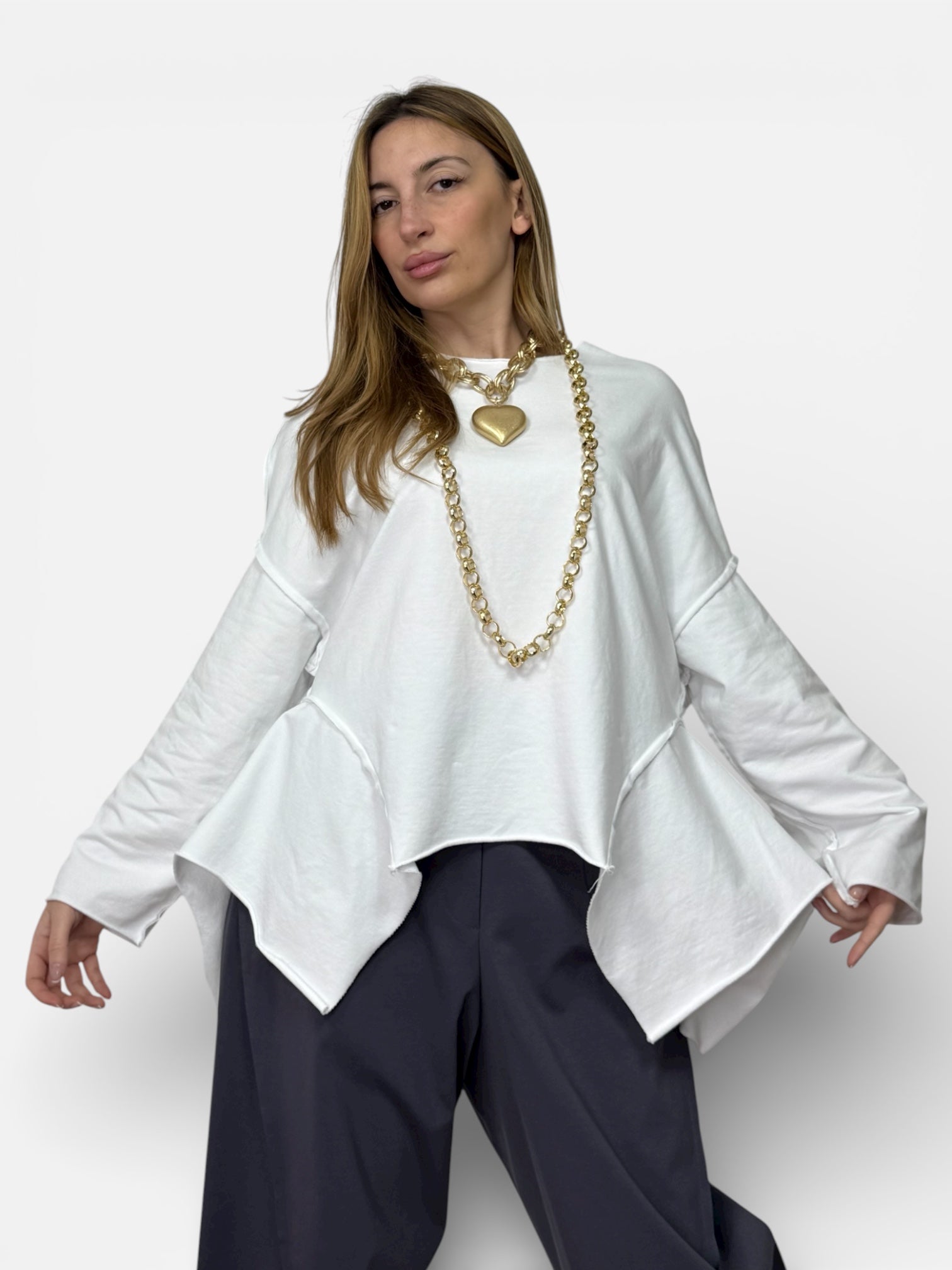 Felpa Dasy Bianca Wendy Trendy