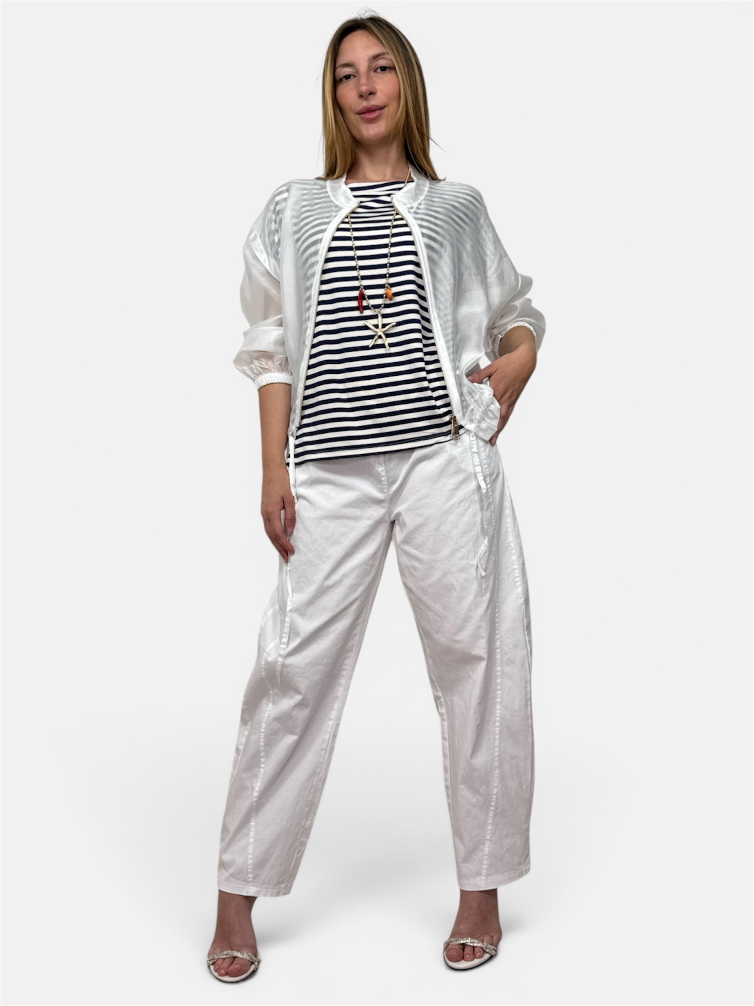 Pantalone Berry Bianco