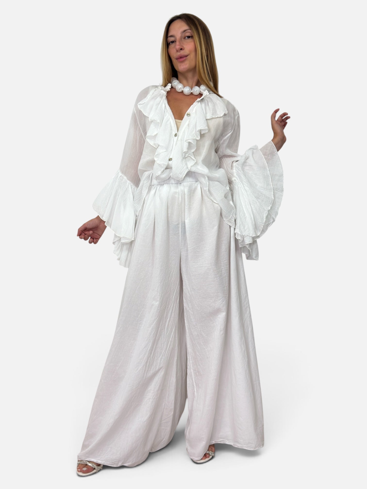 Pantalone Reina Bianco