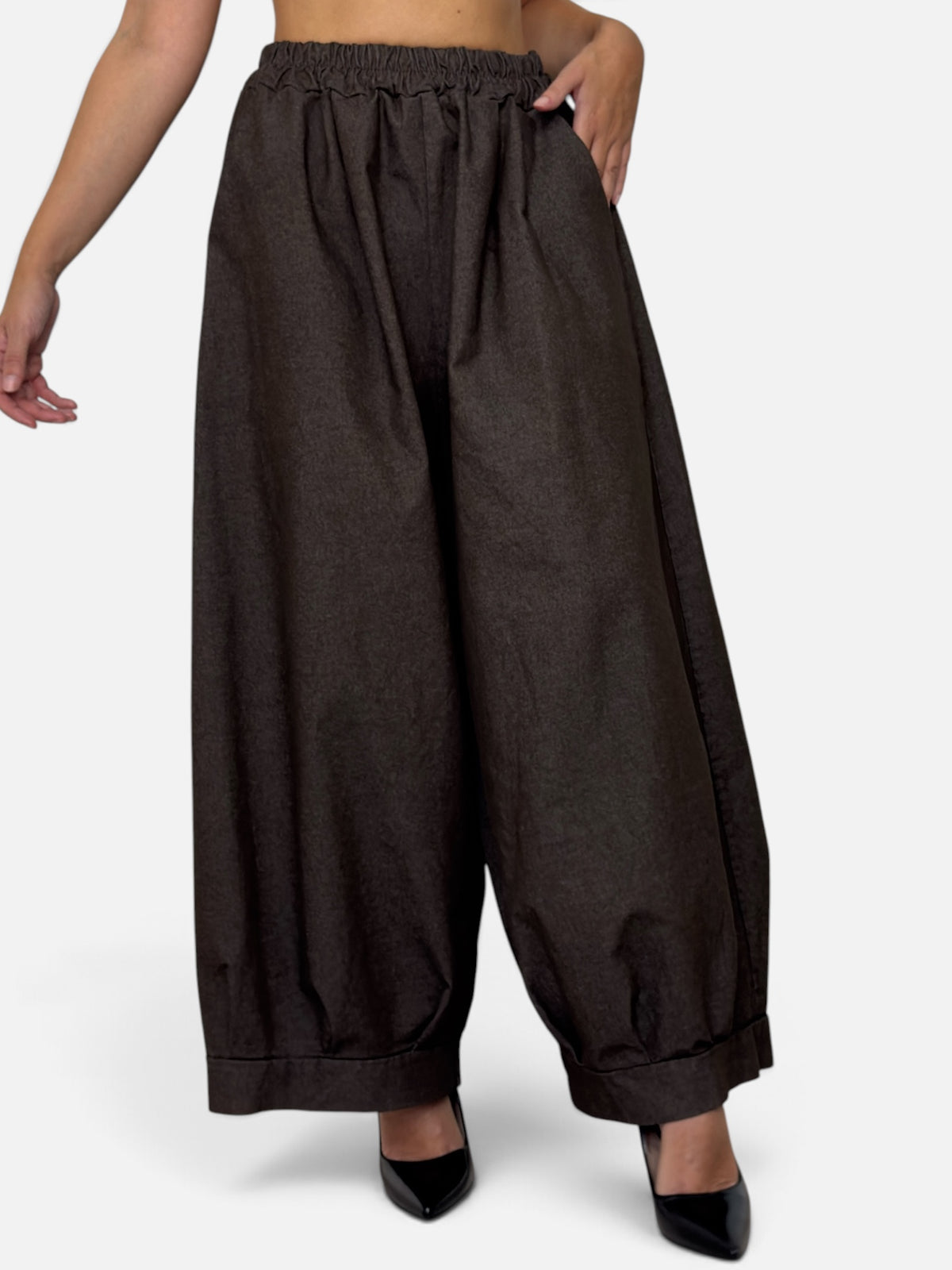 Pantalone Kyr Denim Brown