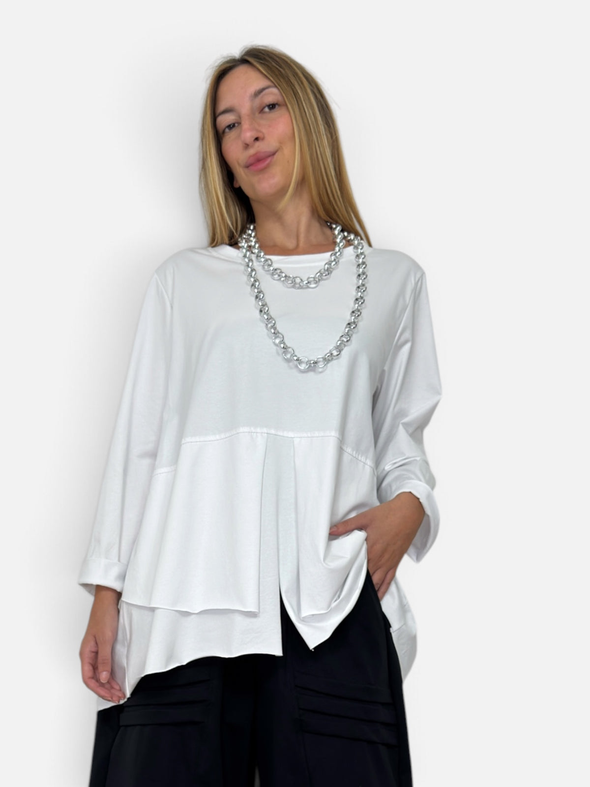 T-Shirt Elsa 158C – 100% cotone, vestibilità morbida