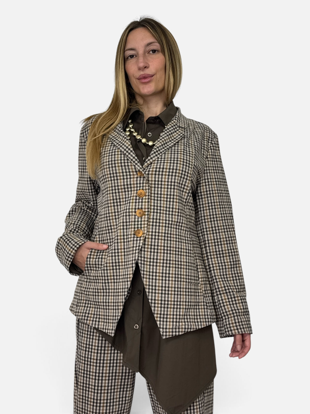 Blazer Quadri Wendy Trendy