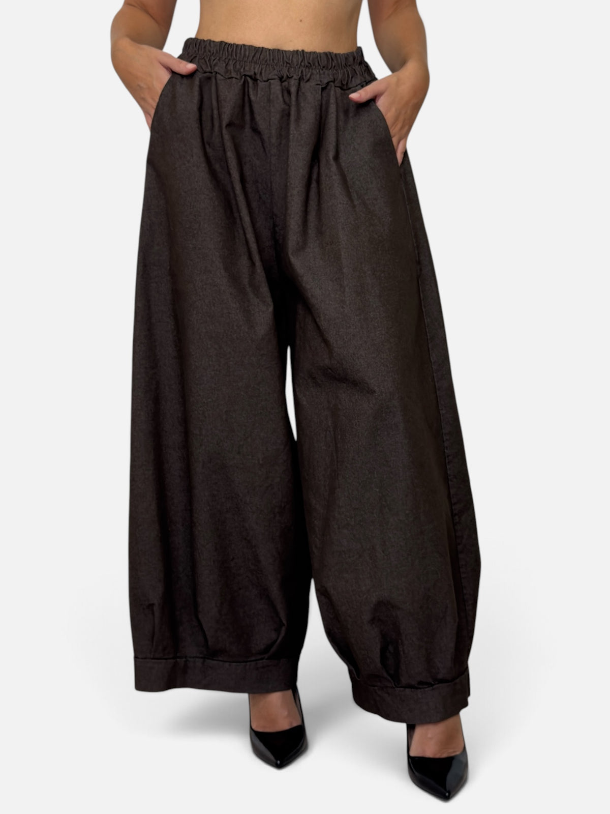 Pantalone Kyr Denim Brown