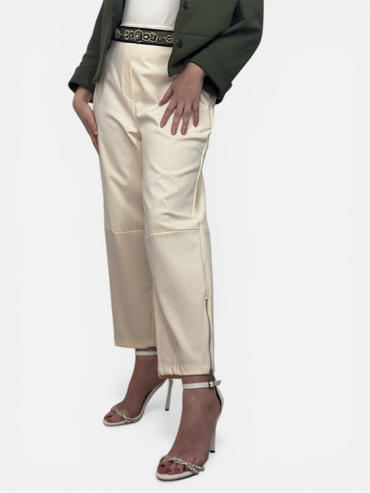 pantalone Zip in vari colori Wendy Trendy