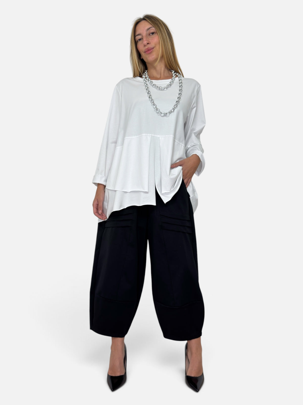 T-Shirt Elsa 158C – 100% cotone, vestibilità morbida