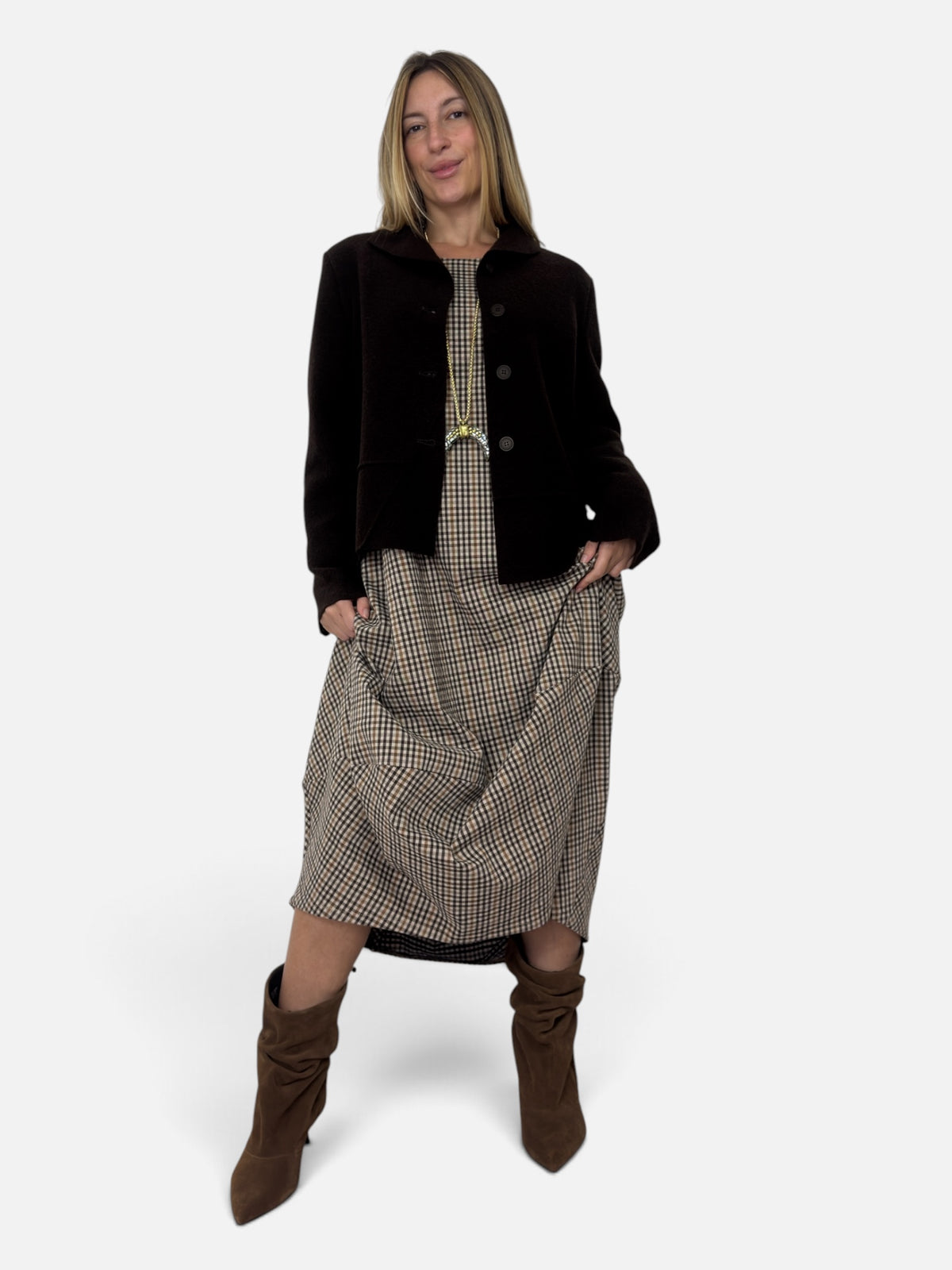 Abito Quadri Wendy Trendy