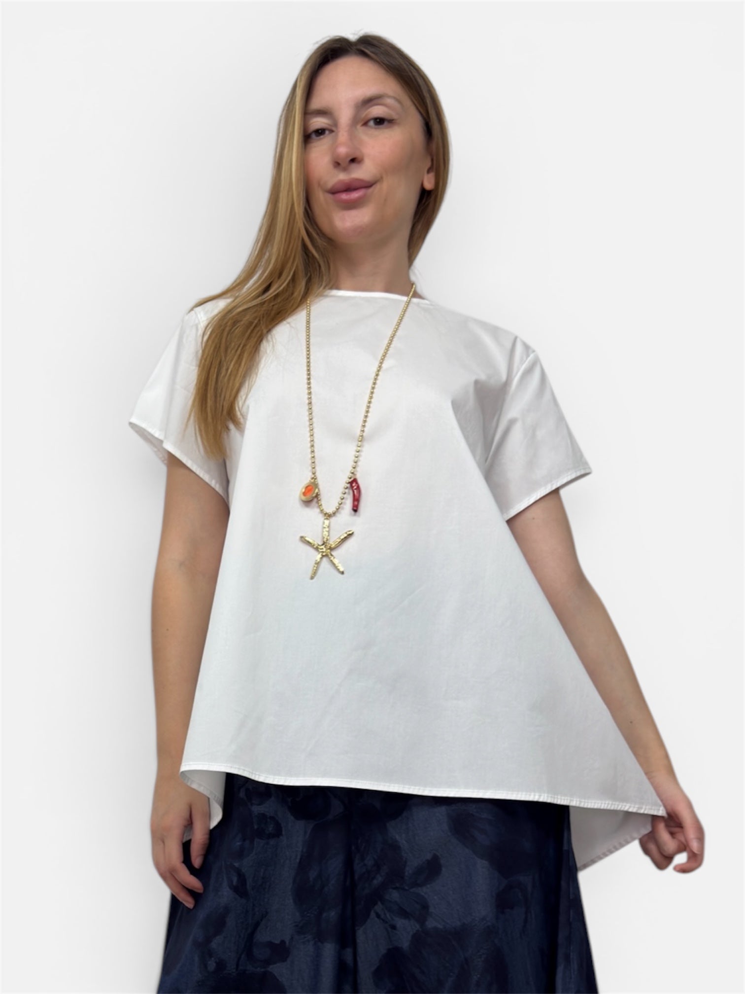 Blusa Viky Bianco Wendy Trendy