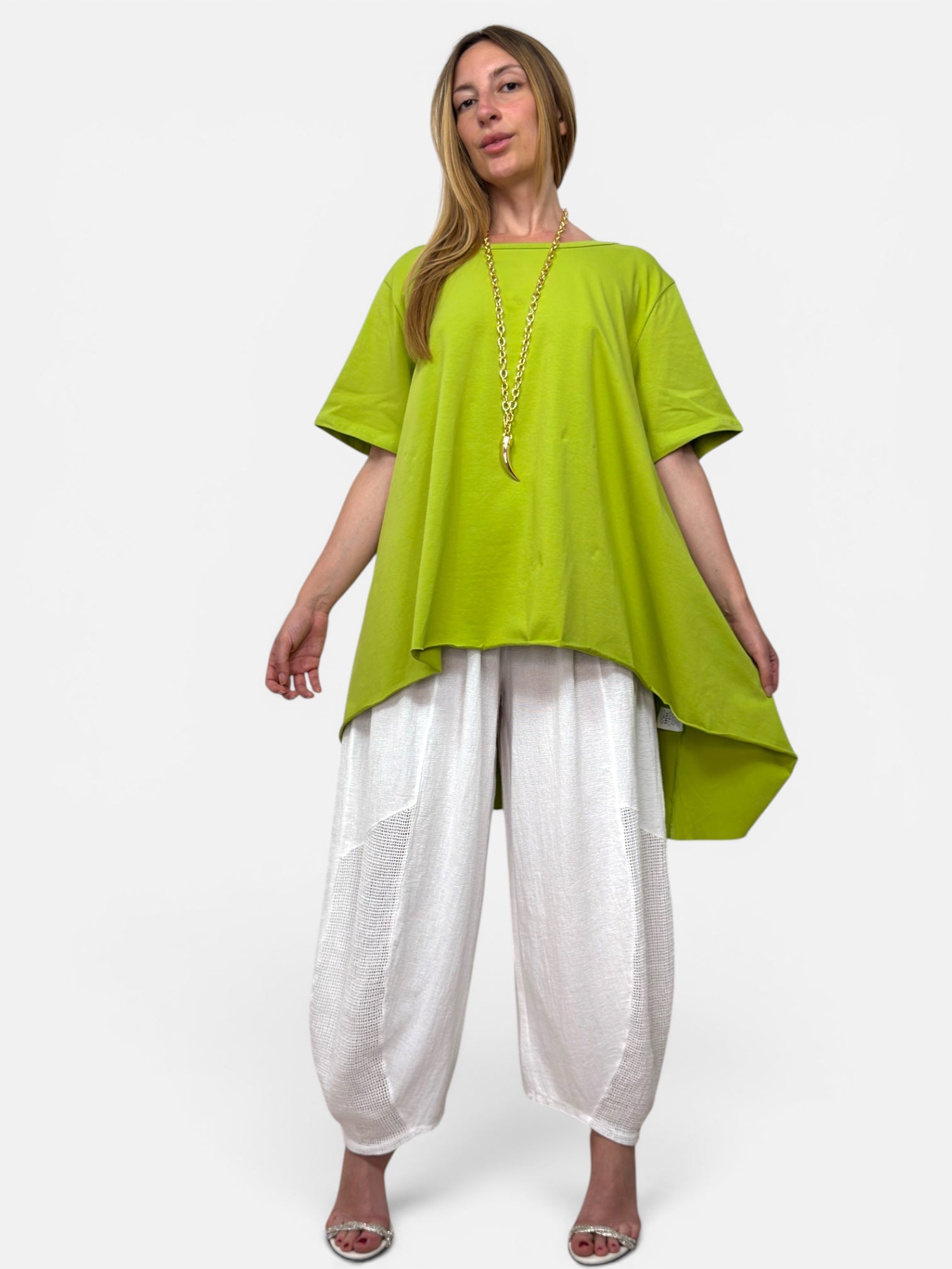 T-Shirt Mina Lime 158C