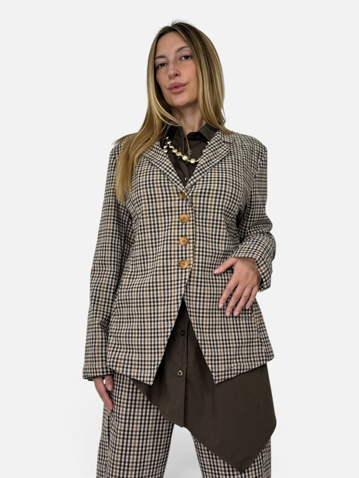 Blazer Quadri Wendy Trendy