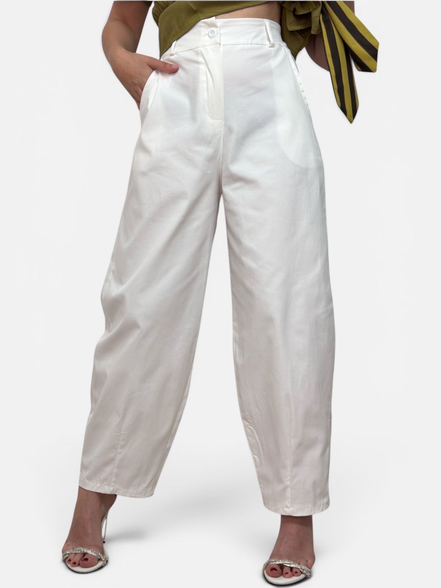 Pantalone Ovetto Bianco