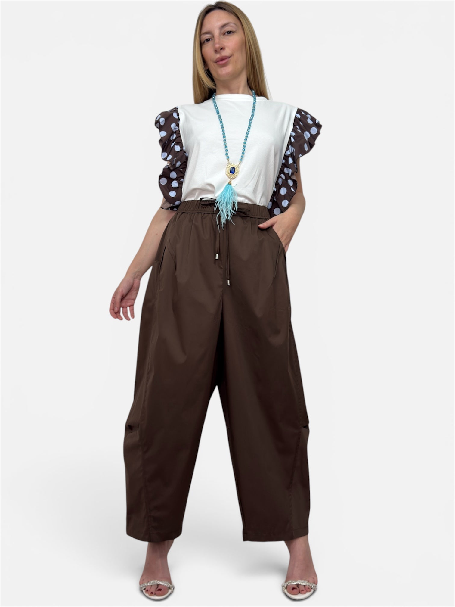 T-Shirt Voilet Pois