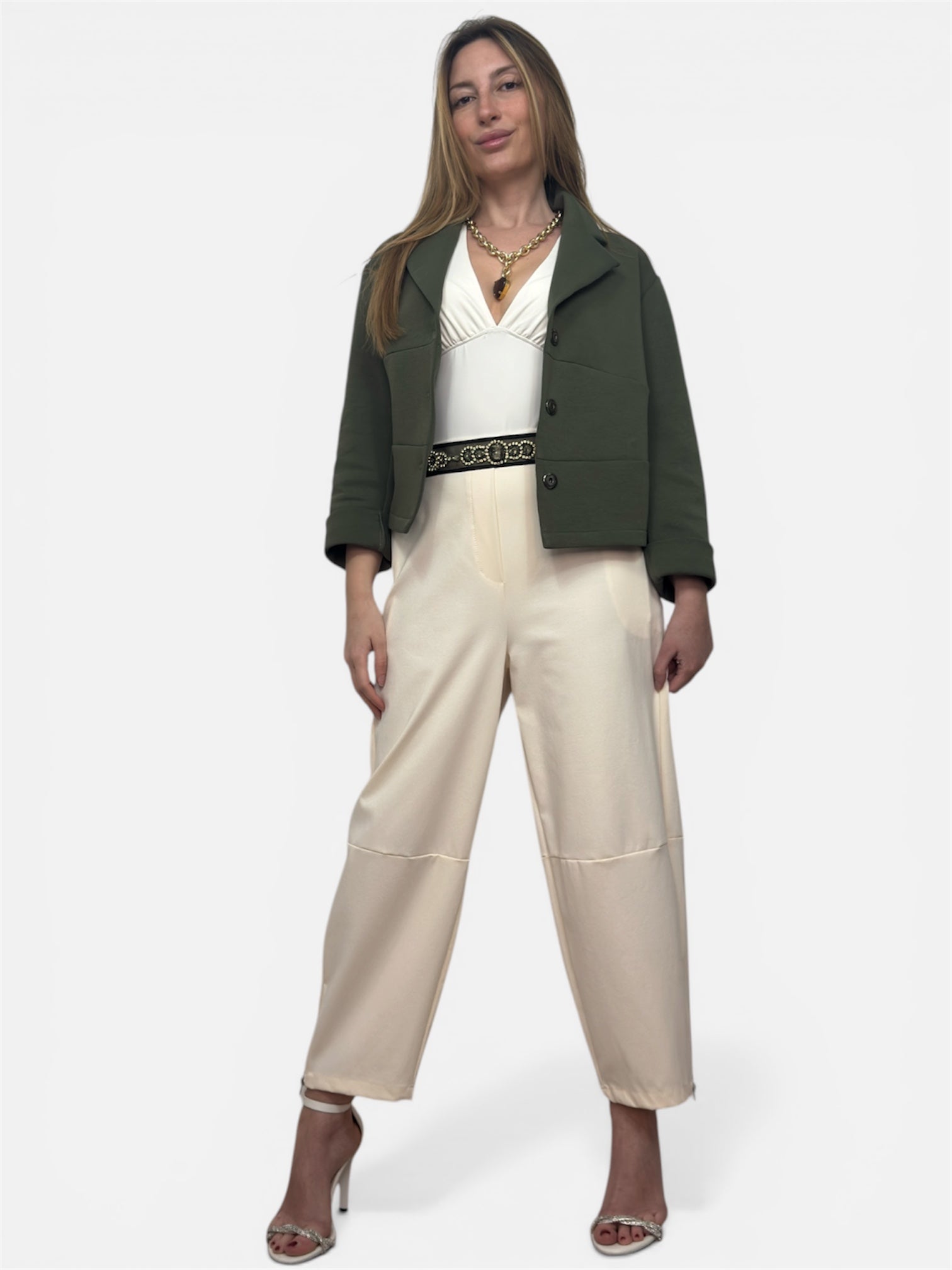pantalone Zip in vari colori Wendy Trendy