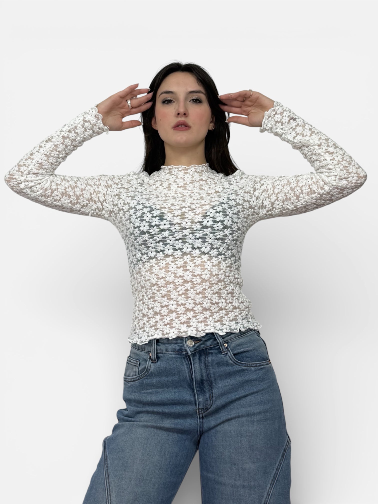 Maglia Ricamo in Vari Colori