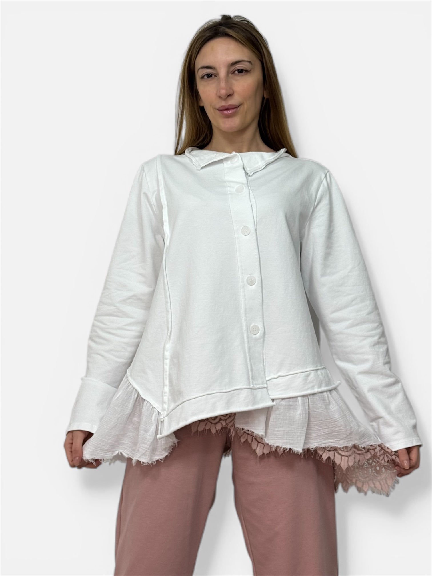 Blazer Tulle Bianca Wendy Trendy