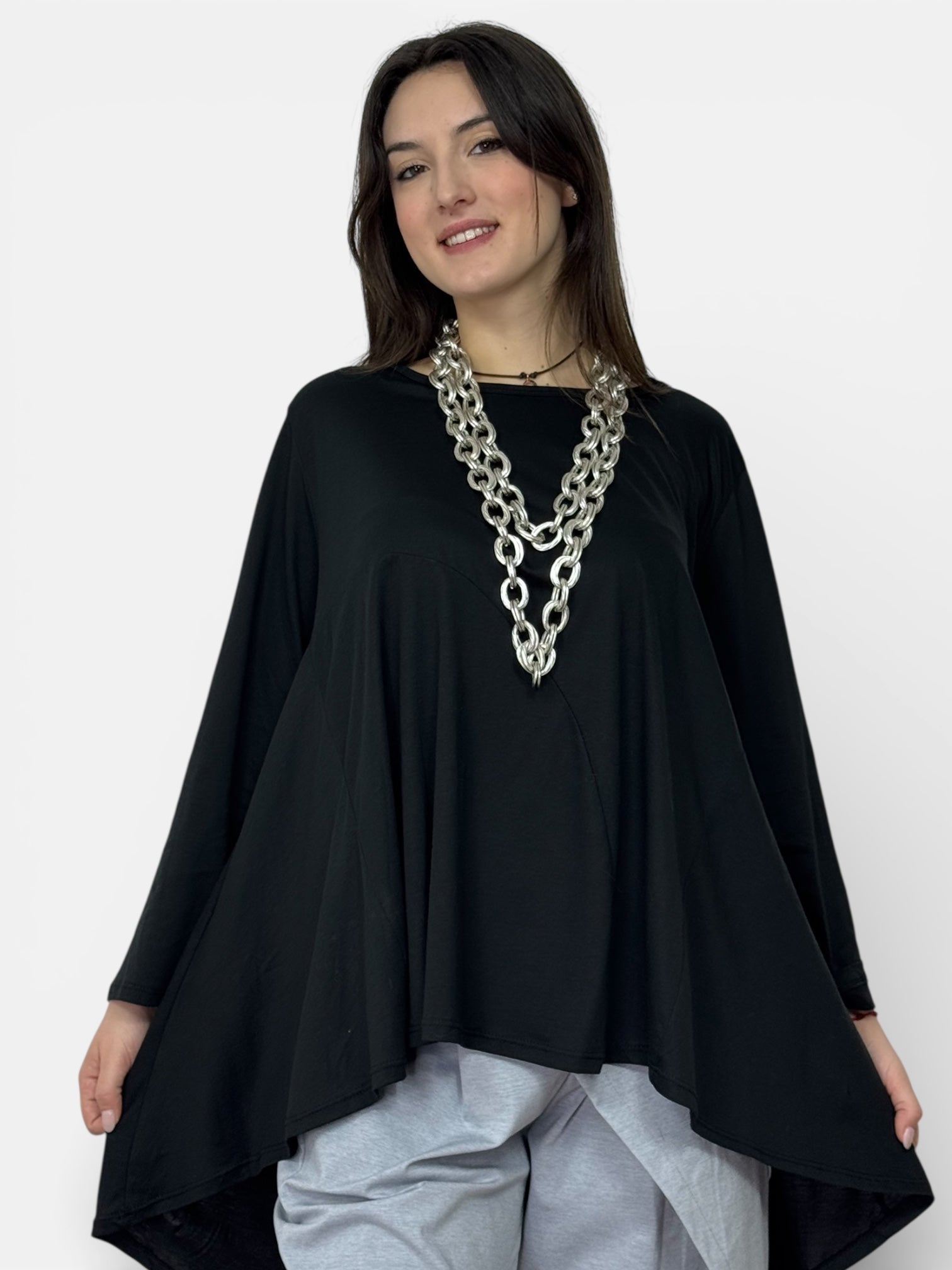 Maglia Carlotta in Modal Black 158C