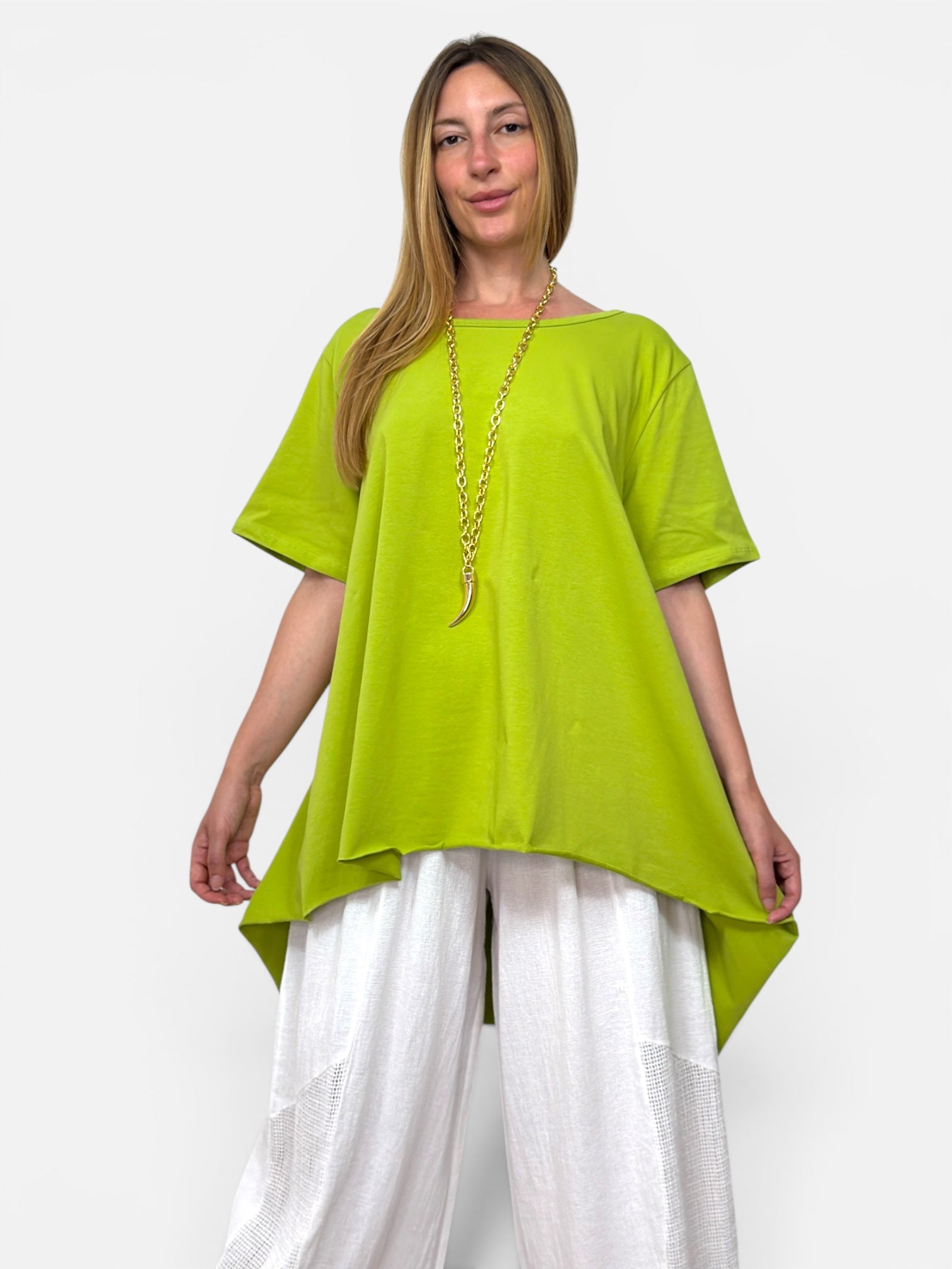 T-Shirt Mina Lime 158C