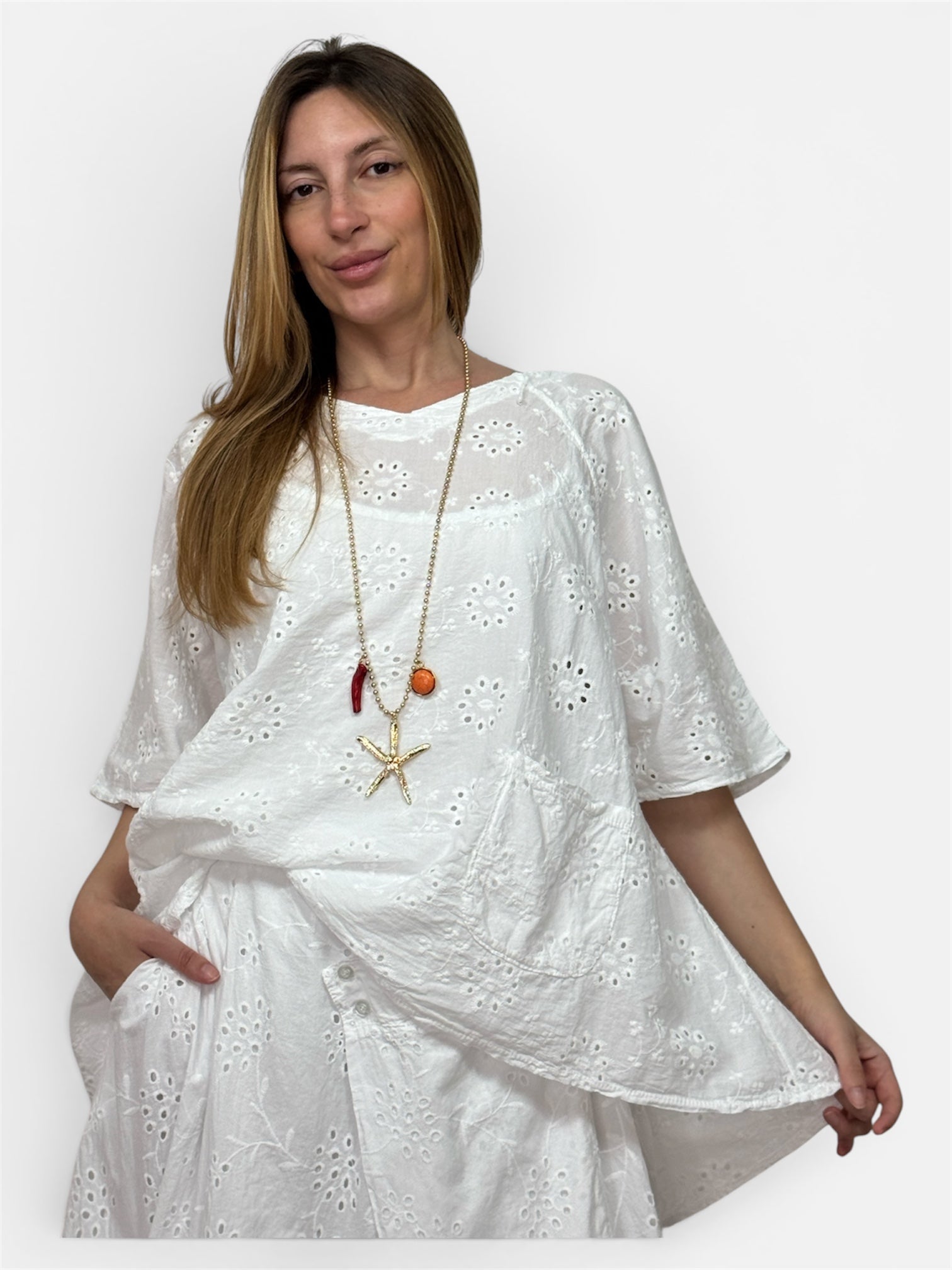 Maglia Romantic Bianco 158C