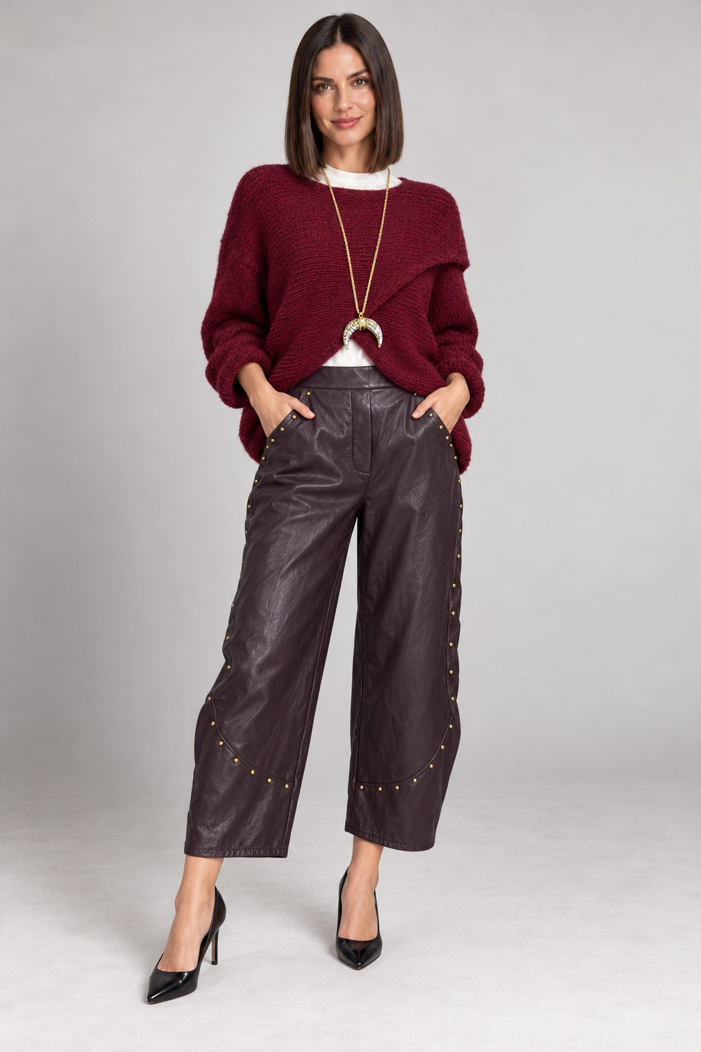 Pantalone Jessy Bordeaux