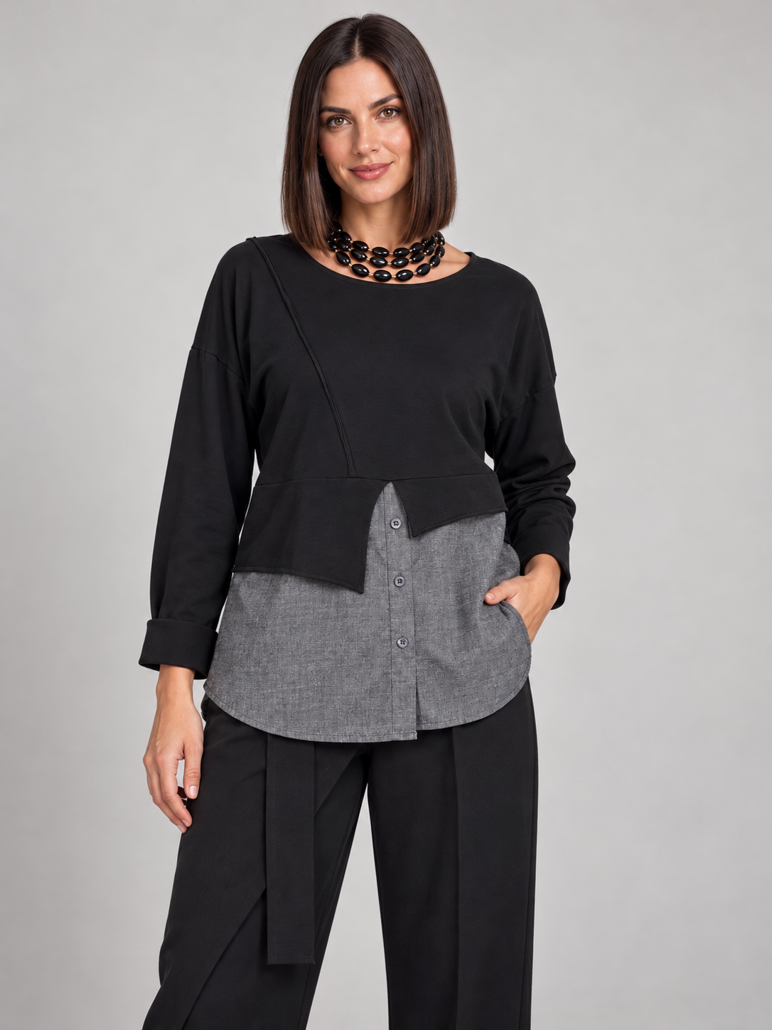Maglia Marta Black Wendy Trendy