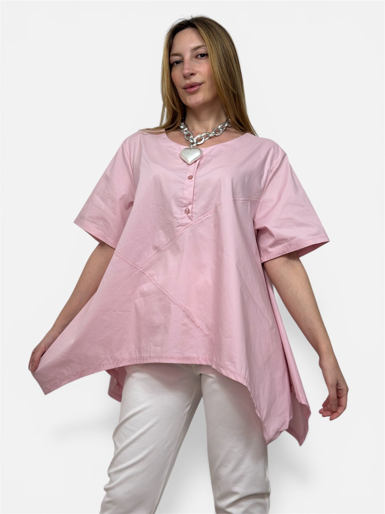 Blusa Genny Rosa 158C
