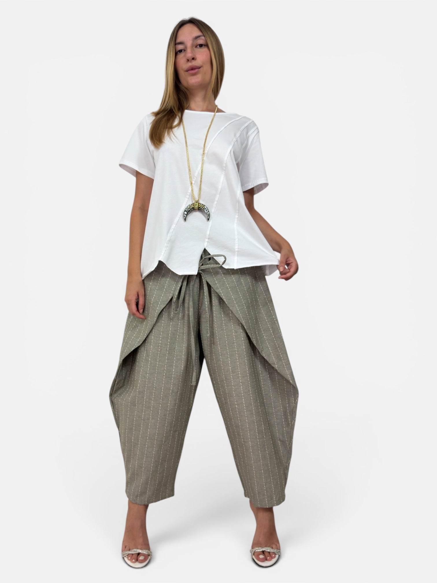 Pantalone Pareo Green Aléa Uni