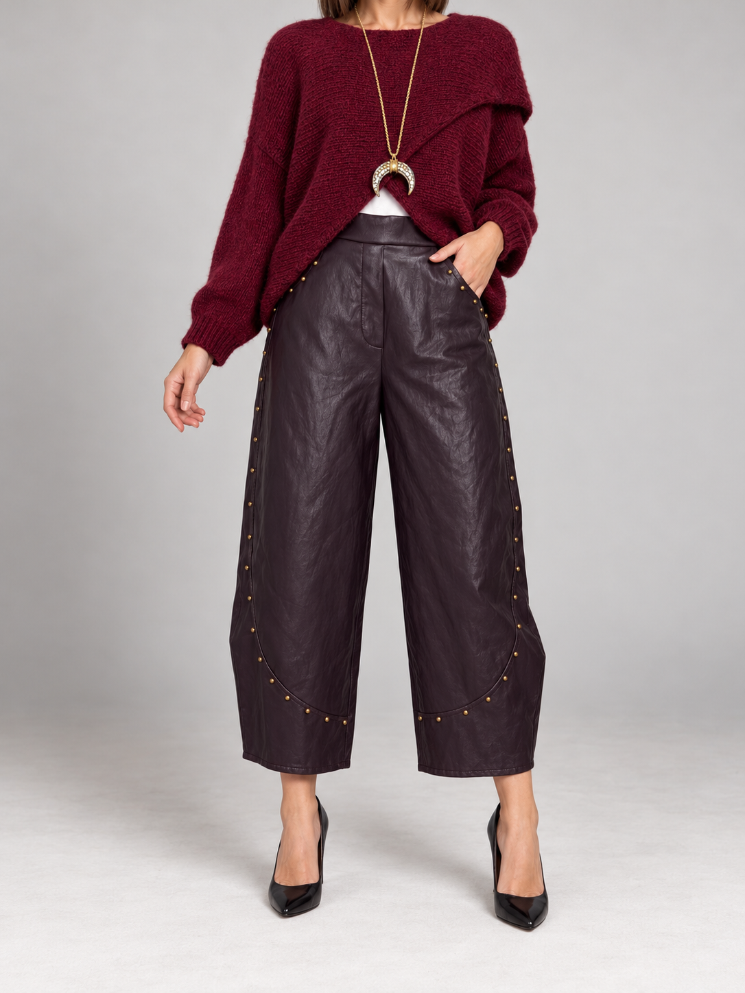 Pantalone Jessy Bordeaux