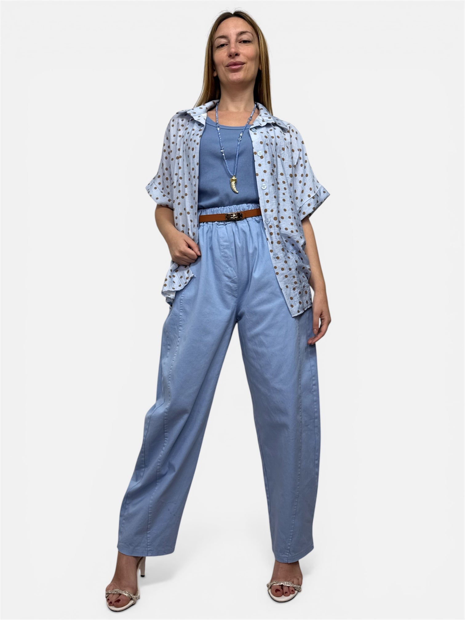 Pantalone Berry Azzurro