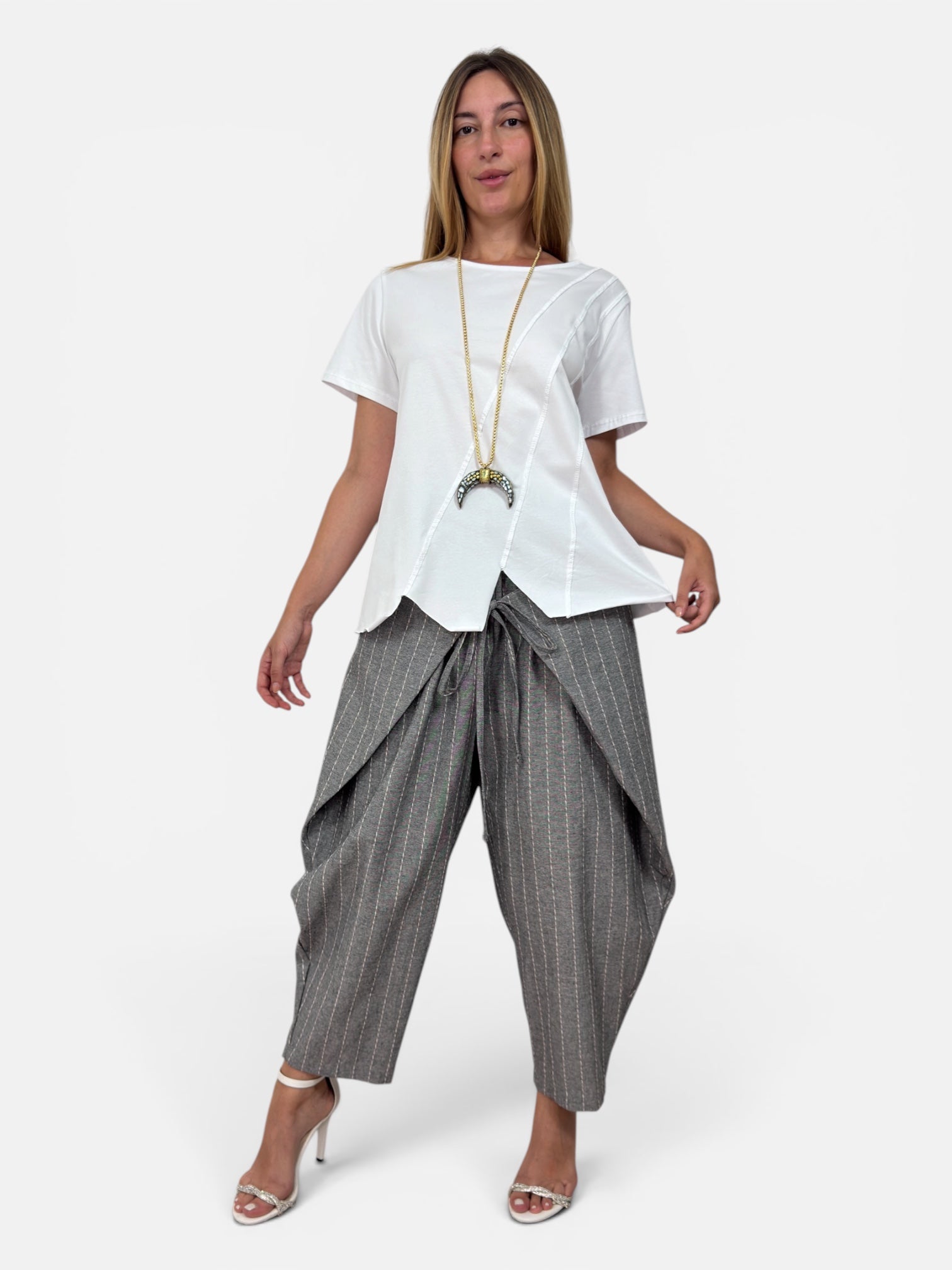 Pantalone Pareo Grey Aléa Uni