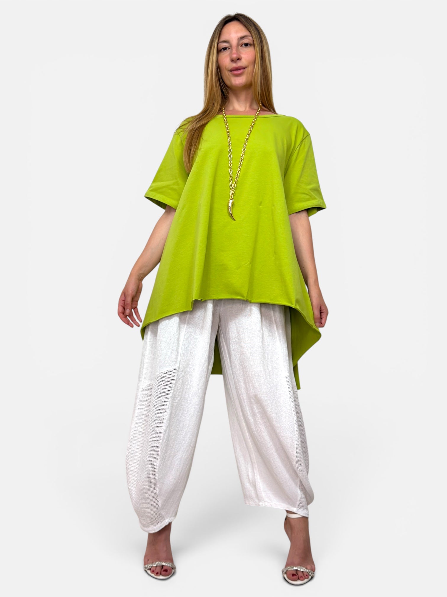 T-Shirt Mina Lime 158C